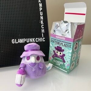 New Squishable Doctor Plague Blind Box Series 1 Plush Keychain Clip - Amethyst
